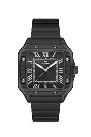 Gümüş Çelik Kordon Erkek Kol Saati F11448A-A6