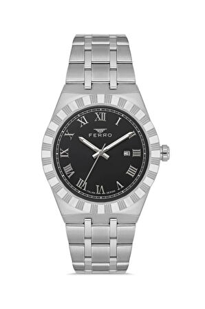 Gümüş Çelik Kordon ERKEK Kol Saati F11474A-A3