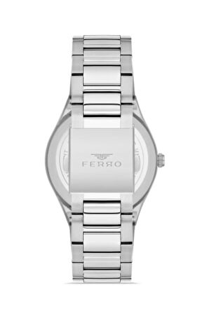 Gümüş Çelik Kordon Erkek Kol Saati F11476A-A15