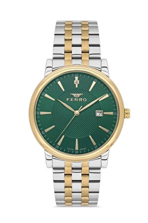 Gumus Çelik Kordon Erkek Kol Saati F11479AWT-A15