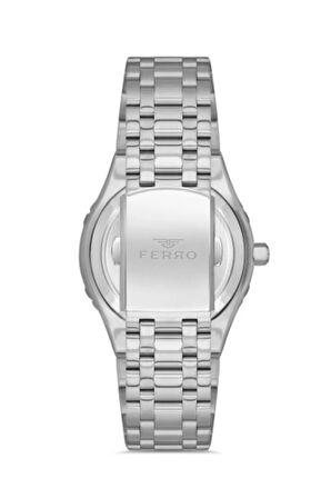 Gümüş Çelik Kordon Erkek Kol Saati F11484A-A6