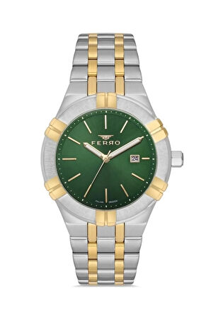 Gümüş Çelik Kordon Erkek Kol Saati F11484A-A6