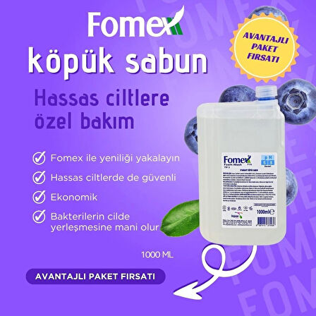 F116 Köpük Sabun 1000 ml Standart 12 Adet