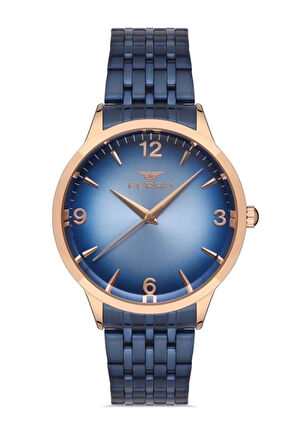 Lacivert Çelik Kordon Erkek Kol Saati F11932A-T