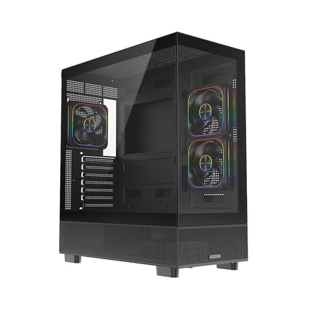 Fazeon F17 F17A750BBQ ARGB Fanlı Siyah 750 W ATX Oyuncu Kasası