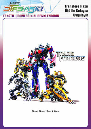 Transformers Ütü ile Yapışan Tekstil DTF Baskı