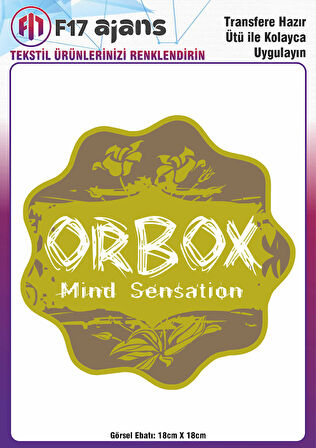 Ütü Ile Yapışan Tekstil Dtf Baskı Görseli Orbox