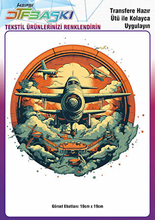 Ütü ile Yapışan Tişört Tekstil Dtf Transfer Baskı