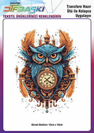 Ütü ile Yapışan Tişört Tekstil Dtf Transfer Baskı