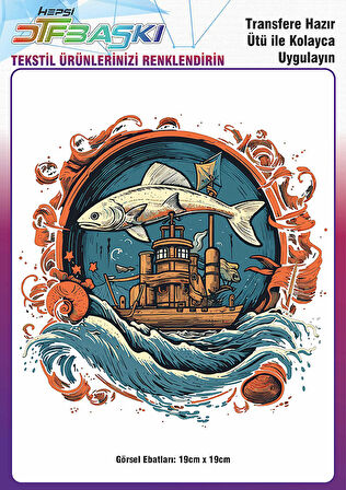 Ütü ile Yapışan Tişört Tekstil Dtf Transfer Baskı