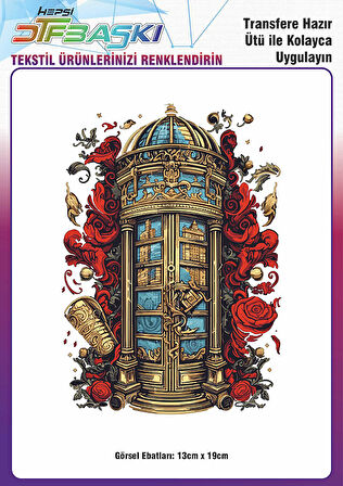 Ütü ile Yapışan Tişört Tekstil Dtf Transfer Baskı