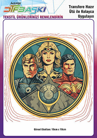 Ütü ile Yapışan Tişört Tekstil Dtf Transfer Baskı