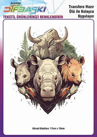 Ütü ile Yapışan Vintage Bohemian Tekstil Dtf Baskı