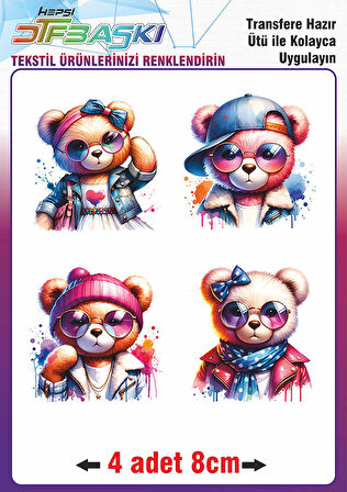 Ütü ile Yapışan Tekstil Transfer Baskı