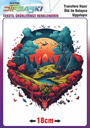 Ütü ile Kumaşa Yapışan Baskı