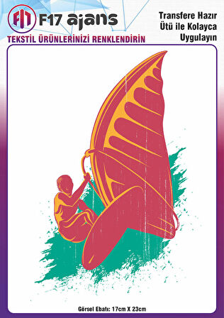 Ütü Ile Yapışan Tekstil Dtf Baskı Görseli
