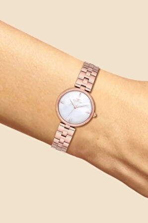 Rose Çelik Kordon Kadın Kol Saati F21100A-C