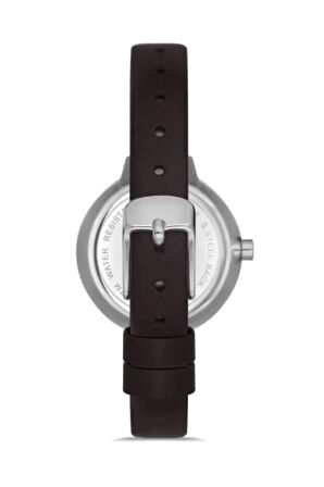 Kahverengi Deri Kordon Kadın Kol Saati F21153B-K2