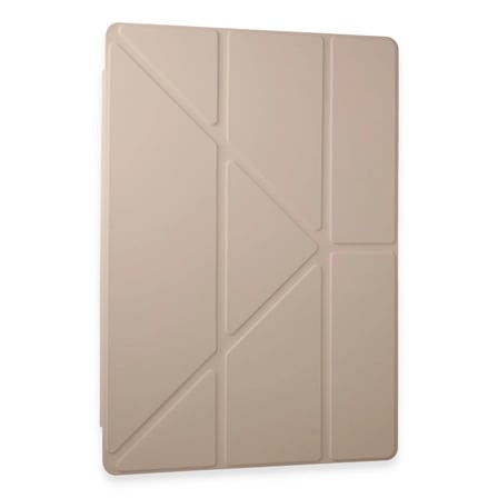 Samsung Galaxy Tab A9 Plus Kılıf Kalemlikli Mars Tablet Kılıfı - Rose Gold iegxx