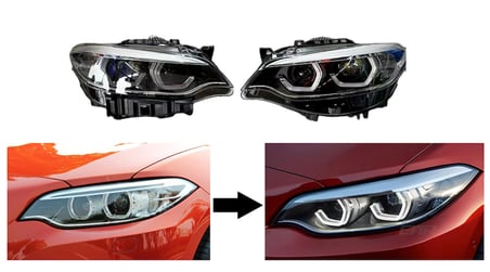 BMW - F22 2013- XENON İÇİN 2016- FULL LED FAR SETİ (ORJ)