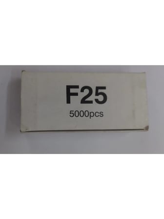 Genel Hırdavat F Tipi Tabanca Çivisi F25 / 5.000 Adet - F/J/8/E/TIPIN/TYPE47 SERİSİ KESİK BAŞLI ÇİVİ