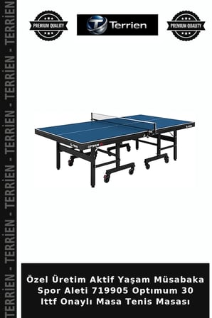 Özel Üretim Aktif Yaşam Müsabaka Spor Aleti 719905 Optımum 30 Ittf Onaylı Masa Tenis Masası