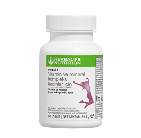 Formül 2 Vitamin ve Mineral Kompleks Kadınlar İçin 60 Tablet