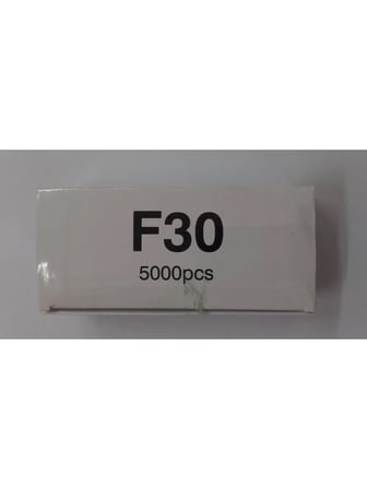 Genel Hırdavat F Tipi Tabanca Çivisi F30 / 5.000 Adet - F/J/8/E/TIPIN/TYPE47 SERİSİ KESİK BAŞLI ÇİVİ