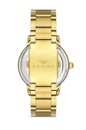 F31399A-B Otomatik Çelik Altın Rengi 44 mm Erkek Kol Saati