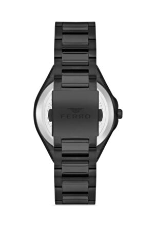 Siyah Çelik Kordon Erkek Kol Saati F31443A-G