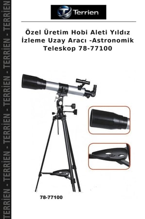 Özel Üretim Hobi Aleti Yıldız İzleme Uzay Aracı -Astronomik Teleskop 78-77100