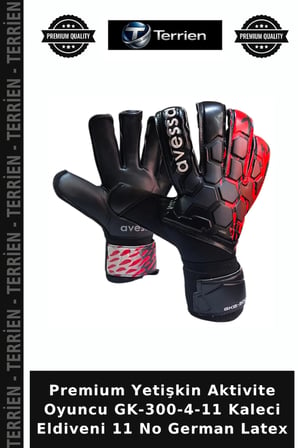 Premium Yetişkin Aktivite Oyuncu GK-300-4-11 Kaleci Eldiveni 11 No German Latex