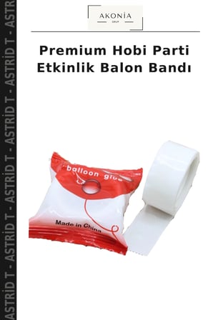 Premium Hobi Parti Etkinlik Balon Bandı