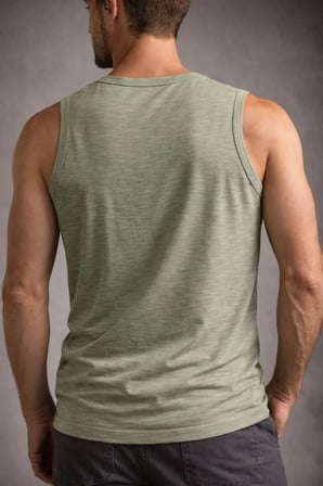 Marsilyan Erkek Basic Atlet Mint Yeşili 2XL