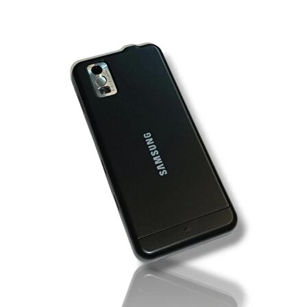 Samsung F490 Kasa Samsung Galaxy F490 Uyumlu Siyah Renk Orta Kasa Ön Arka Kapak Tuş Takımı 