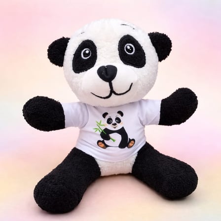 Premium Arkadaş Hediyesi Sevimli Hatıra Arkadaşa Armağan Tişörtlü Panda Oyuncak