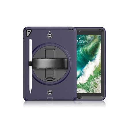 Apple İpad 5 Air 9.7 Kılıf Strap-c Otterbox Tablet Kapak - Lacivert iegxx