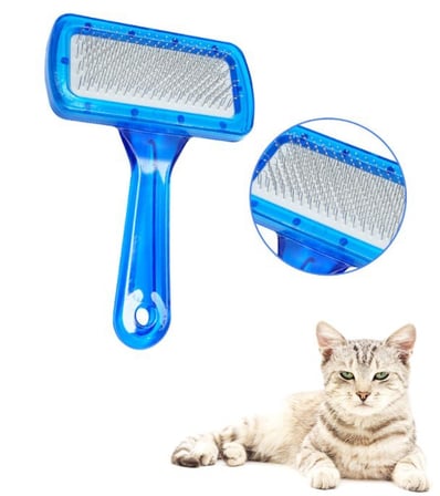 Delux Serisi Köpek Fırçası Şeffaf Tarak Kedi Tüy Toplayıcı Fırça 4 Renk