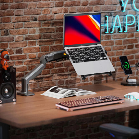 Nb North Bayou F80-FP2 Amortisörlü 10"-17" Uyumlu Laptop Standı