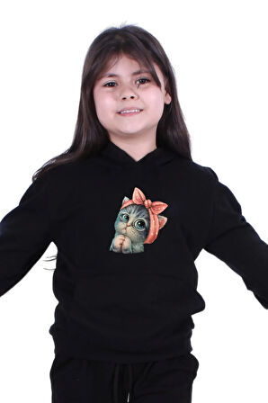 Erkek/kız Çocuk Baskılı Sweatshirt