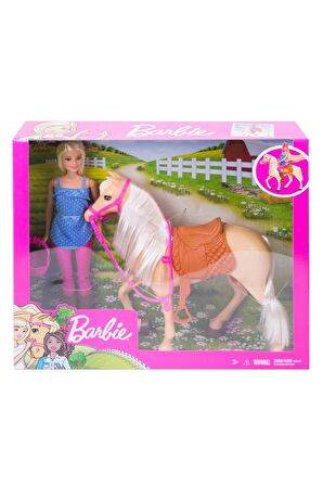 FABBATOYS FXH13 Barbie ve Güzel Atı Oyun Seti