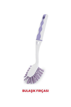 Flora 4’lü Softline Temizlik Seti, F393 Lavabo Fırçası + F300 Bulaşık Fırçası + F309 Camsil + F308 Pompa