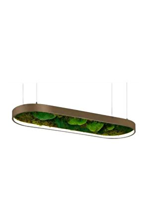 40 W 30X90 CM DÖRTGEN MOSS LINEAR LED AVİZE 