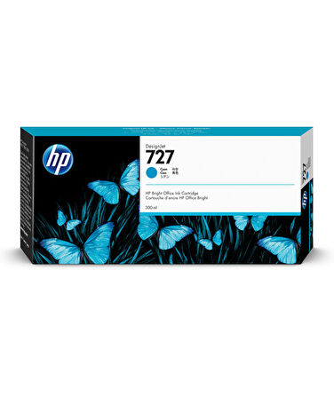 HP F9J76A Cyan Mürekkep Kartuş (727)