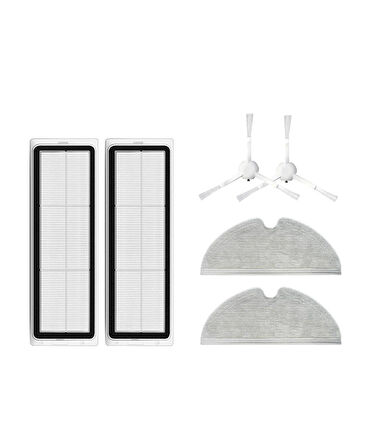 Dreame F9 Uyumlu Yedek Hepa Filtre Yan Fırça Mop-6 Parça