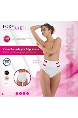 Siyah Karın Toparlayıcı Slip Külot Korse