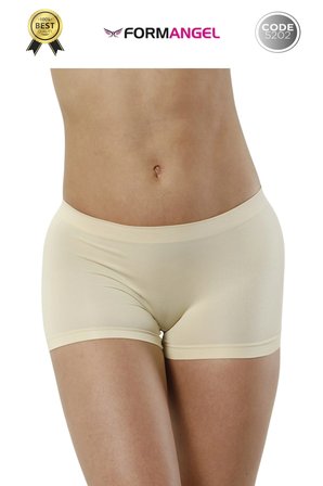 #KadınBoxer Toparlayıcı Şekillendirici Seamless Kaymaz Kadın Dikişsiz Boxer İç Çamaşırı - 1 Adet