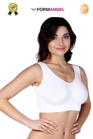 #Büstiyer Dikişsiz Seamless Kadın Esnek Yumuşak Kumaş Kalın Askılı Pedsiz Spor Büstiyer - 2 Adet
