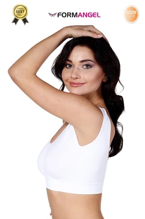 #Büstiyer Dikişsiz Seamless Kadın Esnek Yumuşak Kumaş Kalın Askılı Pedsiz Spor Büstiyer - 2 Adet
