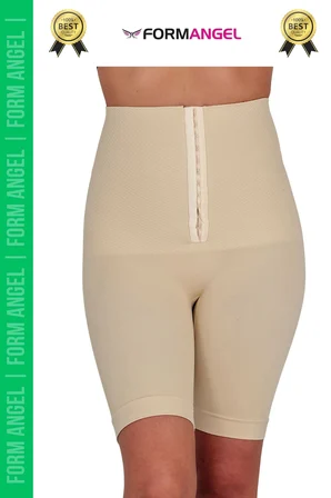 #Korse Yüksek Bel Karın Mide Toparlayıcı Popo Sıkılaştırıcı Paçalı Kadın Agraflı Korse - 1 Adet